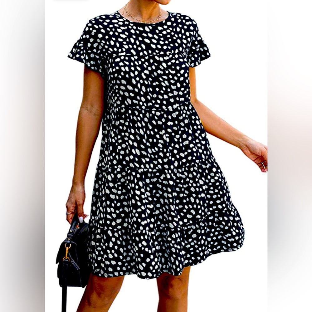 NWT Black & White Dress